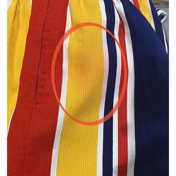 Vintage Mod Hippie Swirl Sleeveless Dress - Picture 8 of 11